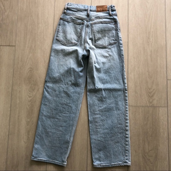 Madewell Perfect Vintage Wide Leg Crop Jeans Edmunds Wash Size 23 - Picture 3 of 5
